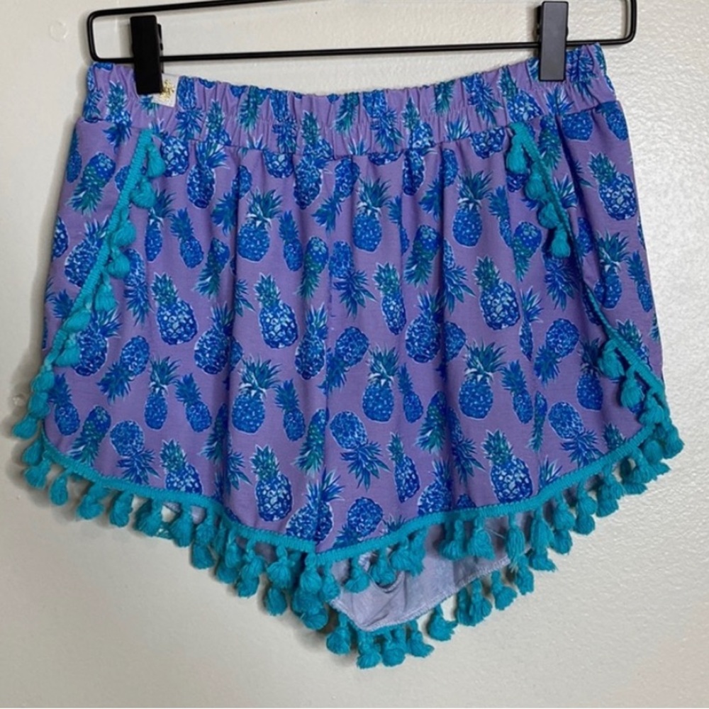 Simply Southern tassel pineapple shorts. Size S/M.